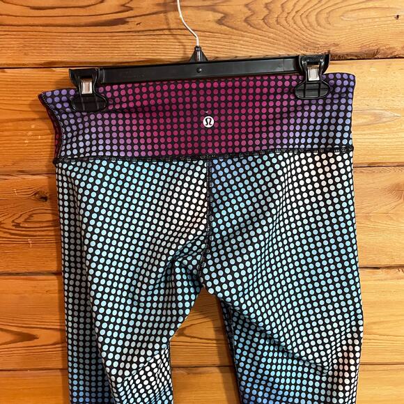 Lululemon Wunder Under Pant III Full-On Luon in Cosmic Dot Size 8 - Picture 3 of 8